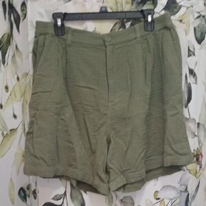 NWT Olive Green Casual Shorts